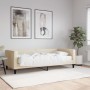 Sofá cama con colchón tela crema 90x200 cm de vidaXL, Camas y somieres - Ref: Foro24-3196564, Precio: 312,65 €, Descuento: %
