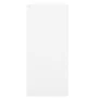 Armario de oficina con puerta corredera acero blanco 90x40x90cm de vidaXL, Taquillas y armarios de almacenamiento - Ref: Foro...