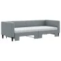 Sofá cama nido con colchón tela gris claro 80x200 cm de vidaXL, Camas y somieres - Ref: Foro24-3196591, Precio: 415,09 €, Des...