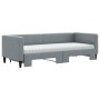 Sofá cama nido con colchón tela gris claro 80x200 cm de vidaXL, Camas y somieres - Ref: Foro24-3196591, Precio: 432,72 €, Des...
