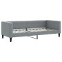 Sofá cama nido con colchón tela gris claro 80x200 cm de vidaXL, Camas y somieres - Ref: Foro24-3196591, Precio: 432,72 €, Des...