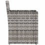Muebles de jardín con cojines 3 piezas ratán sintético gris en Conjuntos de jardín | Comprar online en Foru.es