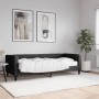 Sofá cama con colchón tela negro 80x200 cm de vidaXL, Camas y somieres - Ref: Foro24-3196557, Precio: 311,66 €, Descuento: %