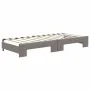 Sofá cama nido con cajones tela gris taupe 80x200 cm de vidaXL, Camas y somieres - Ref: Foro24-3196612, Precio: 281,85 €, Des...