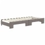 Sofá cama nido con cajones tela gris taupe 80x200 cm de vidaXL, Camas y somieres - Ref: Foro24-3196612, Precio: 248,57 €, Des...