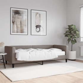 Sofá cama con colchón tela gris taupe 80x200 cm de vidaXL, Camas y somieres - Ref: Foro24-3196558, Precio: 282,05 €, Descuent...
