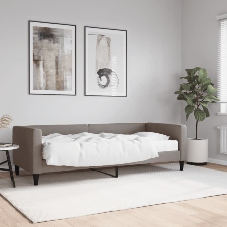Sofá cama con colchón tela gris taupe 80x200 cm de vidaXL, Camas y somieres - Ref: Foro24-3196558, Precio: 282,05 €, Descuent...
