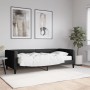Sofá cama con colchón tela negro 90x200 cm de vidaXL, Camas y somieres - Ref: Foro24-3196562, Precio: 273,06 €, Descuento: %