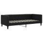 Sofá cama con colchón tela negro 90x200 cm de vidaXL, Camas y somieres - Ref: Foro24-3196562, Precio: 273,06 €, Descuento: %