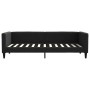 Sofá cama con colchón tela negro 90x200 cm de vidaXL, Camas y somieres - Ref: Foro24-3196562, Precio: 273,06 €, Descuento: %