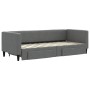 Sofá cama nido con cajones tela gris oscuro 80x200 cm de vidaXL, Camas y somieres - Ref: Foro24-3196610, Precio: 285,52 €, De...
