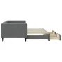 Sofá cama nido con cajones tela gris oscuro 80x200 cm de vidaXL, Camas y somieres - Ref: Foro24-3196610, Precio: 281,43 €, De...