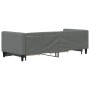 Sofá cama nido con cajones tela gris oscuro 80x200 cm de vidaXL, Camas y somieres - Ref: Foro24-3196610, Precio: 285,52 €, De...