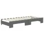Sofá cama nido con cajones tela gris oscuro 80x200 cm de vidaXL, Camas y somieres - Ref: Foro24-3196610, Precio: 281,43 €, De...