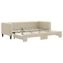 Sofá cama nido tela crema 80x200 cm de vidaXL, Camas y somieres - Ref: Foro24-3196577, Precio: 242,04 €, Descuento: %