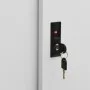 Armario de oficina puerta corredera acero gris claro 90x40x90cm de vidaXL, Taquillas y armarios de almacenamiento - Ref: Foro...