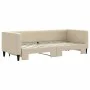 Sofá cama nido tela crema 80x200 cm de vidaXL, Camas y somieres - Ref: Foro24-3196577, Precio: 242,04 €, Descuento: %