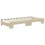 Sofá cama nido tela crema 80x200 cm de vidaXL, Camas y somieres - Ref: Foro24-3196577, Precio: 242,04 €, Descuento: %