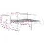 Sofá cama nido tela crema 80x200 cm de vidaXL, Camas y somieres - Ref: Foro24-3196577, Precio: 242,04 €, Descuento: %