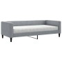 Sofá cama con colchón tela gris claro 90x200 cm de vidaXL, Camas y somieres - Ref: Foro24-3196560, Precio: 296,21 €, Descuent...