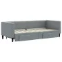 Sofá cama nido con cajones tela gris claro 80x200 cm de vidaXL, Camas y somieres - Ref: Foro24-3196609, Precio: 281,63 €, Des...