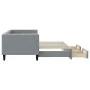 Sofá cama nido con cajones tela gris claro 80x200 cm de vidaXL, Camas y somieres - Ref: Foro24-3196609, Precio: 281,63 €, Des...