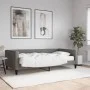 Sofá cama con colchón tela gris oscuro 100x200 cm de vidaXL, Camas y somieres - Ref: Foro24-3196566, Precio: 369,34 €, Descue...