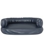 Cama para perros de espuma cuero sintético azul oscuro 75x53 cm en Camas para perros | Comprar online en Foru.es