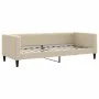 Sofá cama con colchón tela crema 80x200 cm de vidaXL, Camas y somieres - Ref: Foro24-3196559, Precio: 307,19 €, Descuento: %