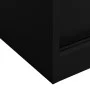 Armario de oficina con puerta corredera acero negro 90x40x90cm de vidaXL, Taquillas y armarios de almacenamiento - Ref: Foro2...