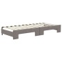 Sofá cama nido con cajones tela gris taupe 80x200 cm de vidaXL, Camas y somieres - Ref: Foro24-3196630, Precio: 429,89 €, Des...