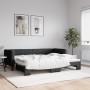 Sofá cama nido tela negro 80x200 cm de vidaXL, Camas y somieres - Ref: Foro24-3196575, Precio: 244,54 €, Descuento: %