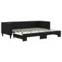 Sofá cama nido tela negro 80x200 cm de vidaXL, Camas y somieres - Ref: Foro24-3196575, Precio: 237,28 €, Descuento: %