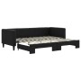 Sofá cama nido tela negro 80x200 cm de vidaXL, Camas y somieres - Ref: Foro24-3196575, Precio: 244,54 €, Descuento: %