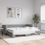 Sofá cama nido tela gris claro 80x200 cm de vidaXL, Camas y somieres - Ref: Foro24-3196573, Precio: 242,83 €, Descuento: %