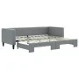 Sofá cama nido tela gris claro 80x200 cm de vidaXL, Camas y somieres - Ref: Foro24-3196573, Precio: 241,52 €, Descuento: %