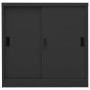 Armario de oficina puerta corredera acero antracita 90x40x90cm de vidaXL, Taquillas y armarios de almacenamiento - Ref: Foro2...