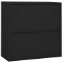 Armario de oficina puerta corredera acero antracita 90x40x90cm de vidaXL, Taquillas y armarios de almacenamiento - Ref: Foro2...