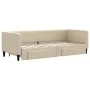 Sofá cama nido con cajones tela color crema 80x200 cm de vidaXL, Camas y somieres - Ref: Foro24-3196613, Precio: 282,01 €, De...