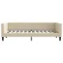 Sofá cama nido con cajones tela color crema 80x200 cm de vidaXL, Camas y somieres - Ref: Foro24-3196613, Precio: 282,01 €, De...