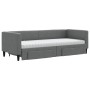 Sofá cama nido con cajones tela gris oscuro 80x200 cm de vidaXL, Camas y somieres - Ref: Foro24-3196628, Precio: 475,53 €, De...
