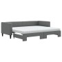 Sofá cama nido con colchón tela gris oscuro 80x200 cm de vidaXL, Camas y somieres - Ref: Foro24-3196592, Precio: 436,76 €, De...
