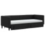 Sofá cama nido con cajones tela negro 80x200 cm de vidaXL, Camas y somieres - Ref: Foro24-3196629, Precio: 453,19 €, Descuent...