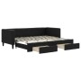 Sofá cama nido con cajones tela negro 80x200 cm de vidaXL, Camas y somieres - Ref: Foro24-3196611, Precio: 285,45 €, Descuent...