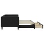 Sofá cama nido con cajones tela negro 80x200 cm de vidaXL, Camas y somieres - Ref: Foro24-3196611, Precio: 285,45 €, Descuent...