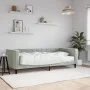 Sofa bed with light gray velvet mattress 90x200 cm by vidaXL, Beds and slatted bases - Ref: Foro24-3196667, Price: 329,77 €, ...