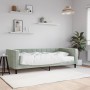 Sofá cama con colchón terciopelo gris claro 90x200 cm de vidaXL, Camas y somieres - Ref: Foro24-3196667, Precio: 317,55 €, De...
