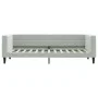 Sofa bed with light gray velvet mattress 90x200 cm by vidaXL, Beds and slatted bases - Ref: Foro24-3196667, Price: 329,77 €, ...