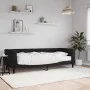 Sofá cama con colchón terciopelo negro 80x200 cm de vidaXL, Camas y somieres - Ref: Foro24-3196664, Precio: 307,76 €, Descuen...