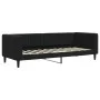 Sofá cama con colchón terciopelo negro 80x200 cm de vidaXL, Camas y somieres - Ref: Foro24-3196664, Precio: 307,76 €, Descuen...